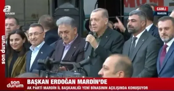 Son dakika: Mardin’de toplu açılış töreni: 17,5 milyar liralık yatırım! Başkan Recep Tayyip Erdoğan’dan önemli açıklamalar