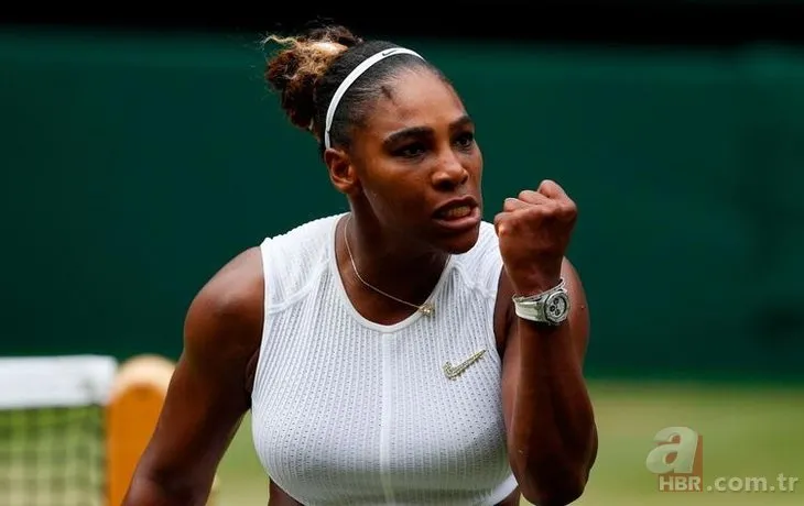 Wimbledon’a Serena damgası! Havlunun altına...