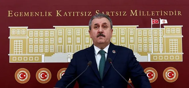 BBP Genel Başkanı Mustafa Destici’den Başkan Erdoğan’a hakaret eden Sedef Kabaş’a tepki