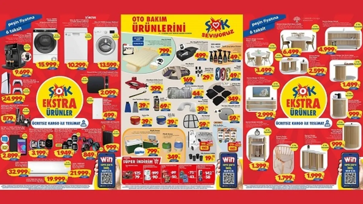 ŞOK 18 Haziran aktüel ürünler kataloğu yayınlandı! Oto ürünleri, seyahat ürünler ve kamp ürünlerimde büyük indirim