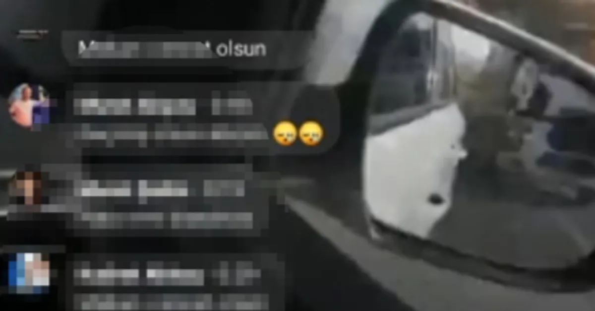Sosyal medyada canlı yayın yaparken ölümlü kaza