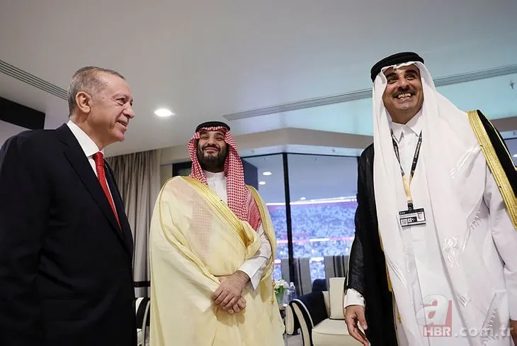 Başkan Recep Tayyip Erdoğan 2022 Dünya Kupası’nı dünya liderleri ile birlikte izledi