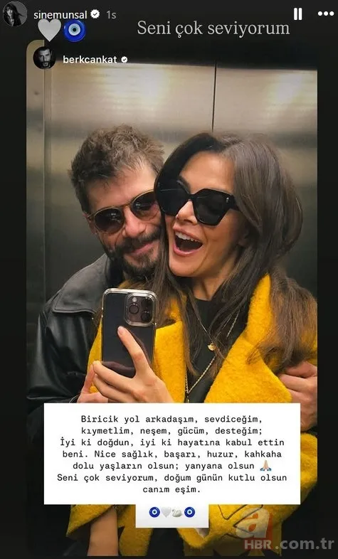 Uzak Şehir'in Alya'sı Sinem Ünsal'a romantik kutlama! Sevgilisi bakın nasıl hitap etti 5