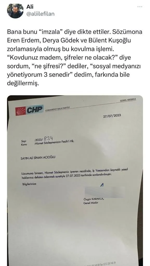 Partiden kovulan Ali Sinan Acıoğlu bombayı patlattı! Deprem zamanı eskort arayan CHP'li belediye başkanı kim? - 9