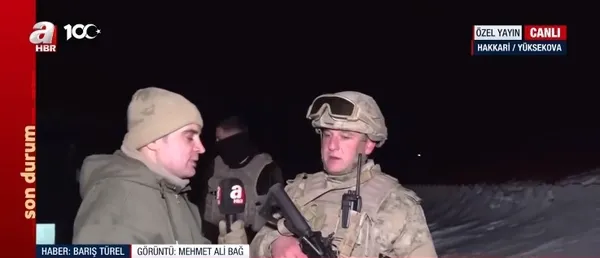 Hudut Kartalları vatan nöbetinde! Görevdeki Mehmetçiğe A Haber’den yeni yıl sürprizi