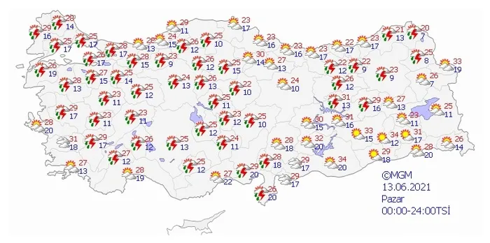 Meteorolojiden o iller için son dakika sağanak yağış uyarısı | İstanbul İzmir Ankara... - 4