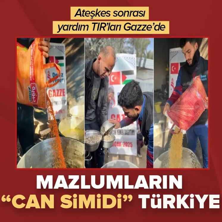 Türkiye Gazzeye can simidi oldu