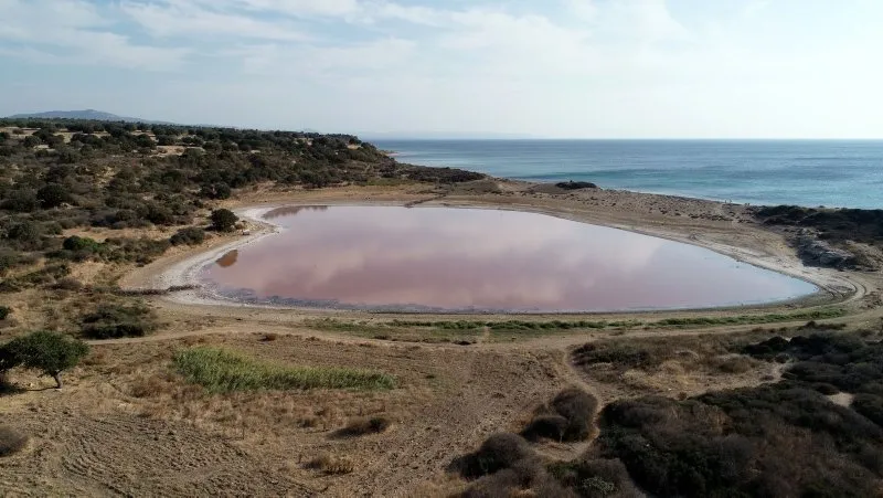 Canakkale Ezine Den Dikkat Ceken Goruntu 2 Bin Yillik Antik Liman Bu Sekli Aldi