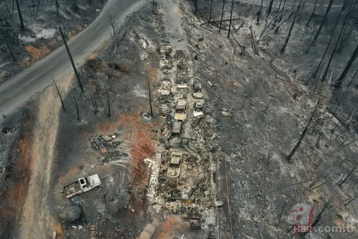 ABD’de korkutan yangın Kaliforniya’daki yerleşim yerlerini tehlikeye attı! 95 kilometrekarelik alana yayıldı