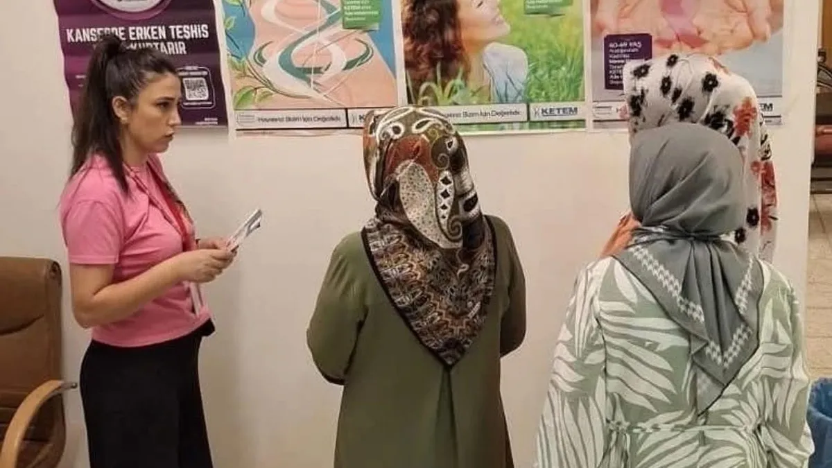 Elazığ'da kanser taraması hakkında bilgilendirme yapıldı