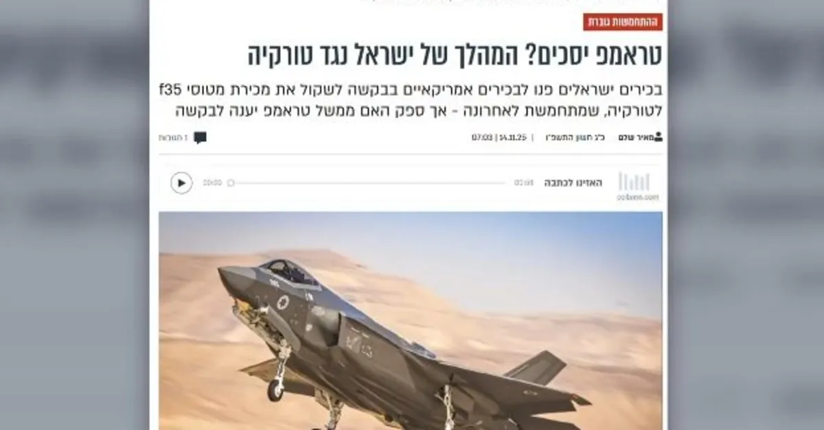 İsrail'de F-35 tedirginliği!