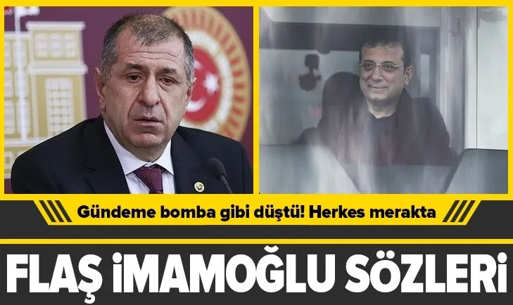 Ümit Özdağ’dan CHP’li İBB Başkanı Ekrem İmamoğlu açıklaması: Bana terbiyesizlik yaptı
