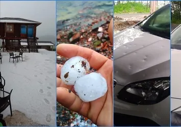 Ordu'da dolu yağışı: 10 kişi yaralandı