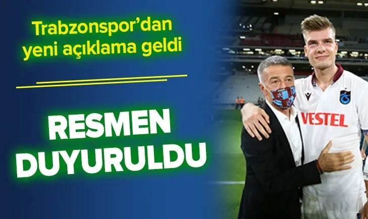 Trabzonspor’dan KAP’a Alexander Sörloth açıklaması