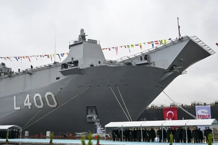 Türkiye’nin başarısı yine manşetlerde! İlk SİHA gemisi TCG Anadolu’yu böyle gördüler