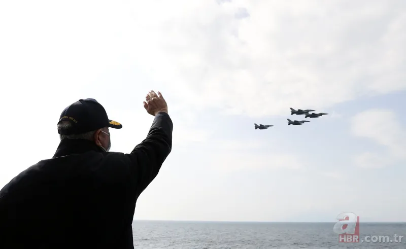 'Mavi Vatan 2021 Tatbikatı'ndan nefes kesen kareler! 87 gemi 27 uçak ve 20 helikopter ile İHA'lar katılıyor 8