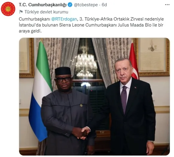 İstanbul’da Türkiye-Afrika Ortaklık Zirvesi! Başkan Erdoğan’dan peş peşe önemli kabuller