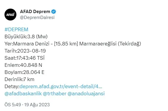 afad-duyurdu-marmara-denizinde-deprem-tekirdagda-hissedildi-1692457039098.jpg AFAD duyurdu: Marmara Denizi'nde deprem! Tekirdağ'da hissedildi - 4