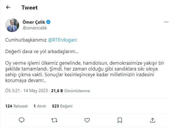Türkiye genelinde oy verme işlemi sona erdi! YSK: Oy verme işlemi sorunsuz tamamlandı - 1