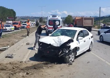 Samsun'da trafik kazası: 3 yaralı