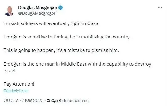 ABD’de gündemi sarsacak itiraf! Albay Douglas McGregor: Türkiye’ye saldırması için Suriye’de PKK’yı hazırlıyoruz