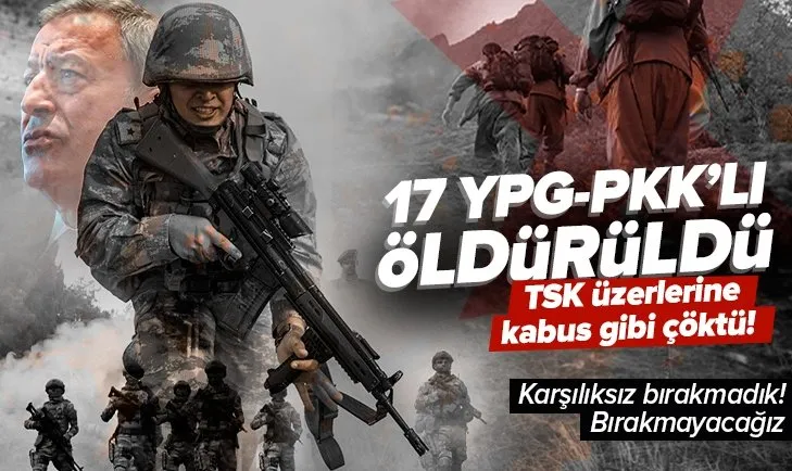 Flaş! 14 PKK/YPG’li öldürüldü