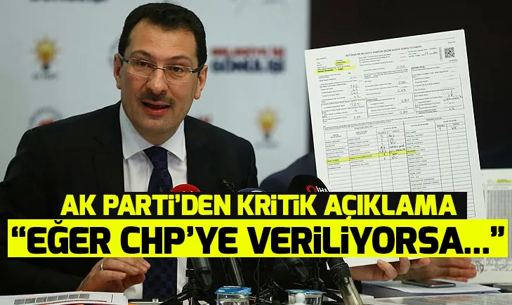 AK Partiden seçim sonuçlarıyla ilgili kritik açıklama