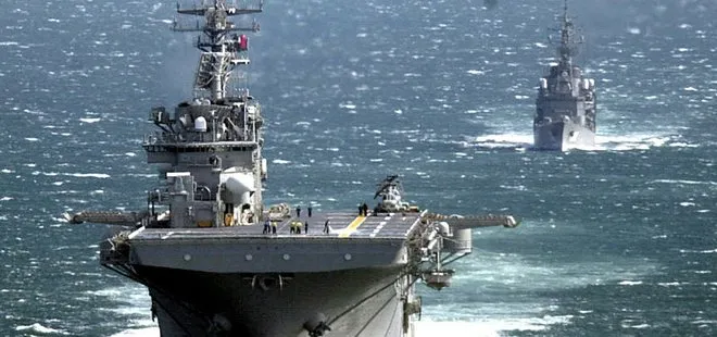 İran helikopteri ABD’nin USS Essex savaş gemisine 25 metreye kadar yaklaştı
