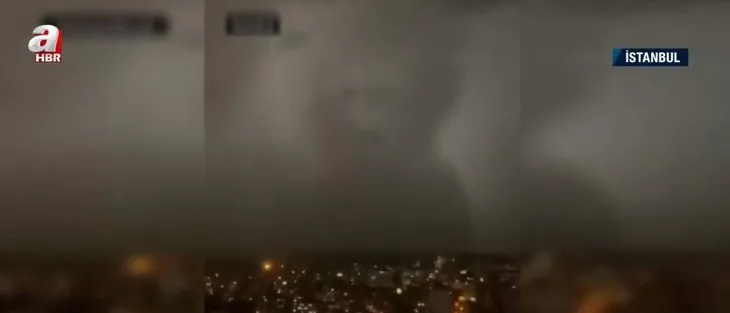İstanbul’da şimşeklerin arasında şaşırtan görüntü! Bulutta insan silueti belirdi