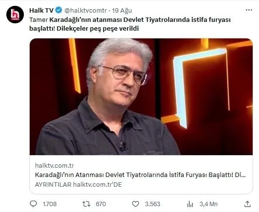 Fondaş medya iş başında | Tamer Karadağlı’yı hedef aldılar! Toplu istifa yalanı ifşa oldu