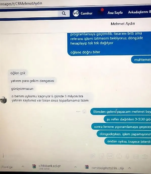 Çiftlik Bank'ın kurucusu 'Tosun'un özel yazışmaları ortaya çıktı - 1