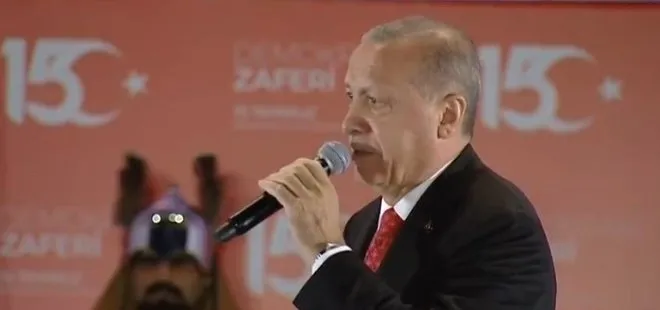 Son dakika: Başkan Erdoğan: Ruhlarını iblise satanlar Türkiye’yi ele geçiremeyecekler!