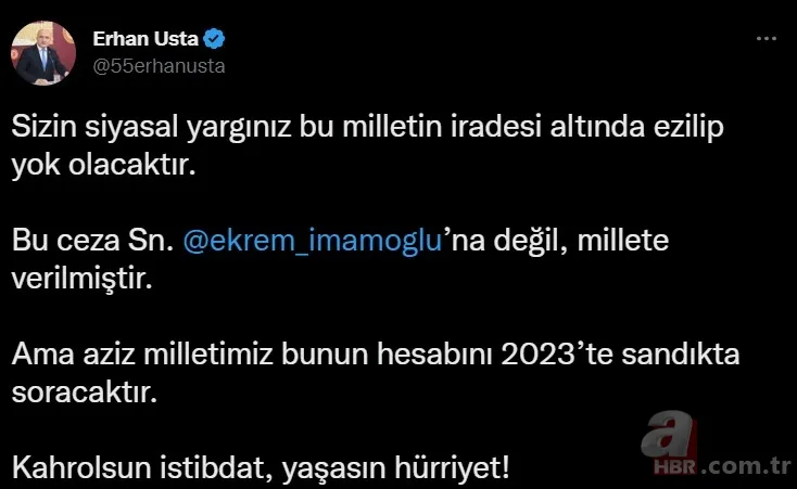 Muhalefete 'riyakarlık' tepkisi: Dava öncesinde 'adil' dedikleri hakimin henüz kesinleşmemiş kararını AK Parti'ye mal ettiler! Tehdit ve hakaretler savurdular 17