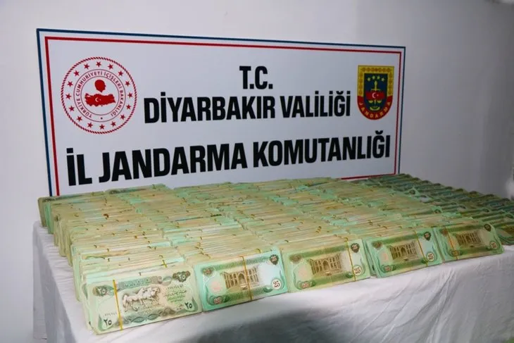 Türkiye’ye yasa dışı yollardan sokulan 1 milyon Irak dinarı ele geçirildi