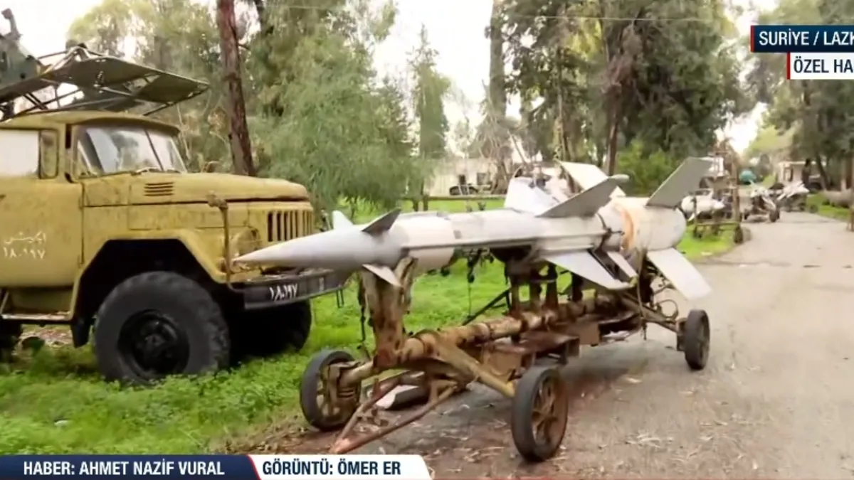 A Haber Suriye Lazkiye'deki Esad rejiminin füze üssüne girdi!