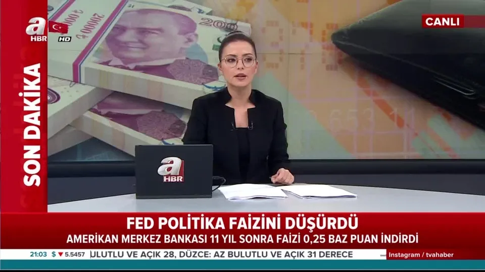 Son dakika: FED faiz kararını açıkladı! | Video