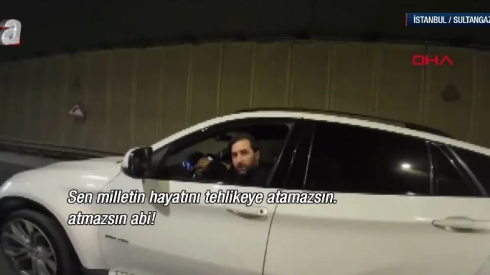 TEM otoyolunda makas atma tartışması!