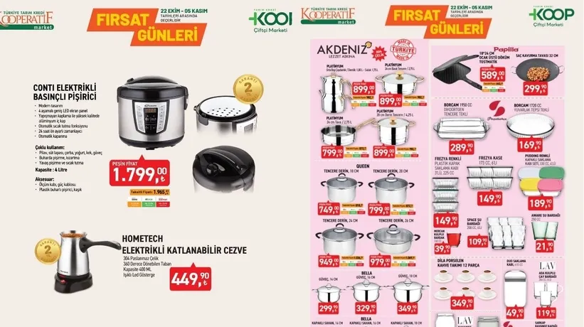 Tarım Kredi Market’te dev indirim! 5.399 TL’ye akıllı televizyon, 1.399 TL’ye dikey ısıtıcı fırsatı