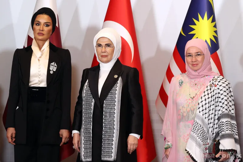 İstanbul'da 'Filistin İçin Tek Yürek' Zirvesi! Emine Erdoğan: Hiçbir ideoloji masumların canından değerli değil 6