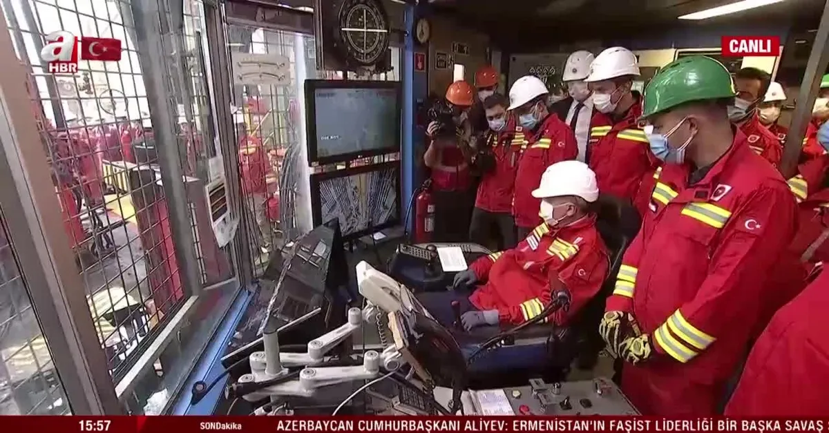 Başkan Erdoğan Fatih sondaj gemisinde personele seslendi