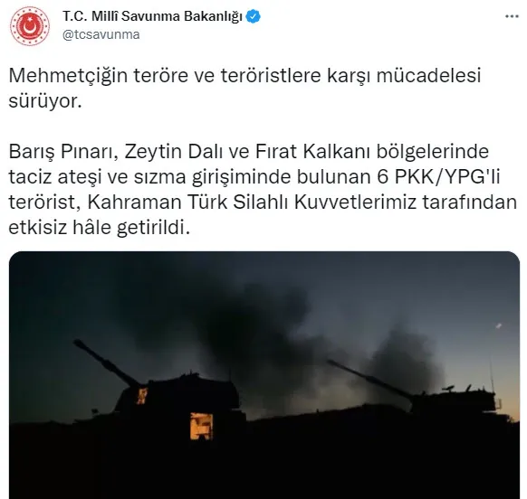Son dakika: Sızma girişimindeki 6 terörist etkisiz hale getirildi - 1