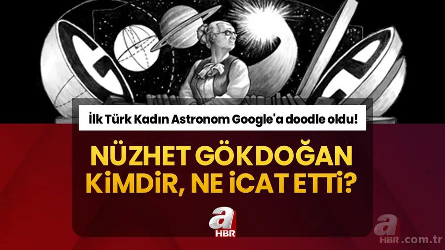 Nüzhet Gökdoğan kimdir, aslen nereli? Google'a doodle olan İlk Türk Kadın Astronom Nüzhet Gökdoğan'ın hayatı ve eserleri... 1