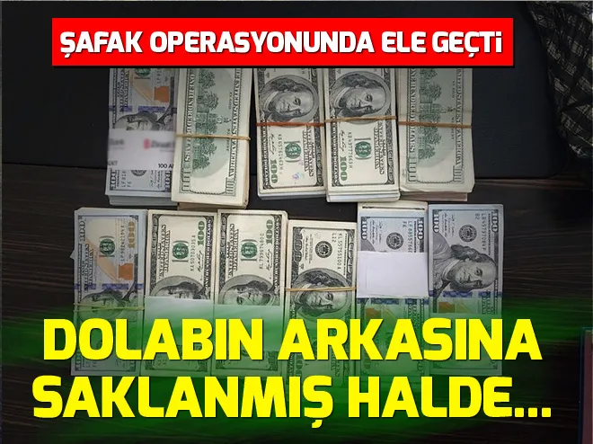 Adana merkezli FETÖ operasyonu: FETÖcünün evinde 90 bin dolar para çıktı