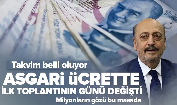 Asgari ücrette ilk toplantı günü belli oldu