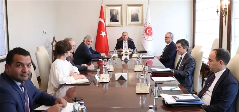 Dışişleri Bakanı Mevlüt Çavuşoğlu, BM Karadeniz Tahıl Girişimi Koordinatörü Abdulla ile görüştü