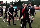 Beşiktaşta Sergen Yalçın takımın başında ilk antrenmanına çıktı