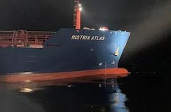 Çanakkale Boğazı’nda makine arızası yapan tanker kurtarıldı