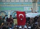 Mescid-i Aksa’da Erdoğan sloganları atıldı!