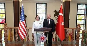 Bakan Güler ABD’li Oramiral Franchetti ile görüştü