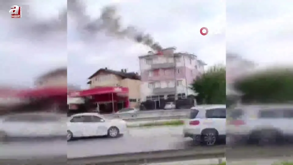 Çatıda yapılan tadilat yangına sebep oldu